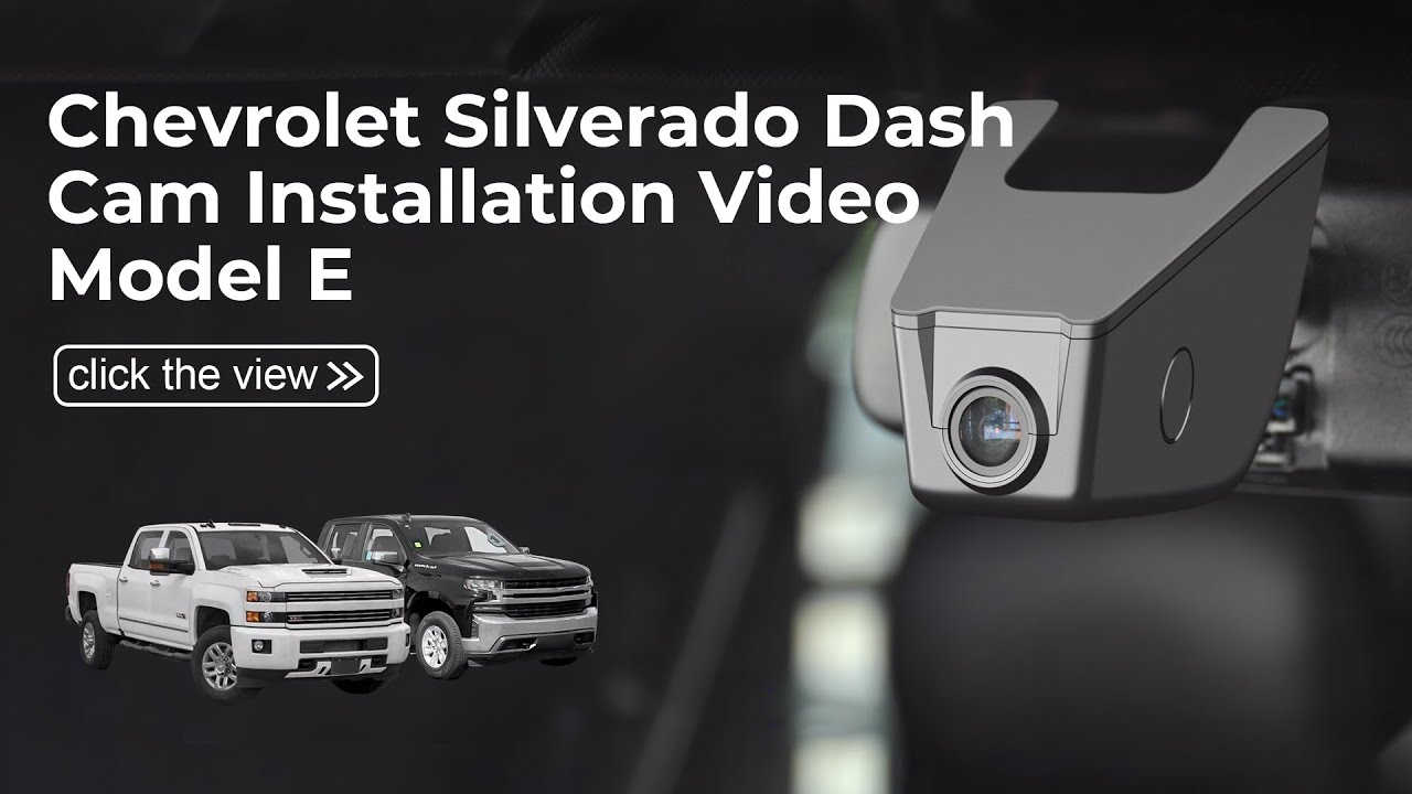 Mangoal Dash Cam 032D-1(Model E) Installation for Chevorlet Silverado 