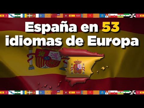 ¿Cómo dicen España en 53 IDIOMAS de Europa? 🗨️ 🇪🇸