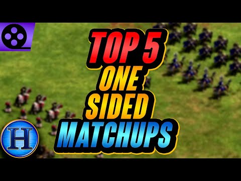 Top 5 Most One Sided Matchups | AoE2