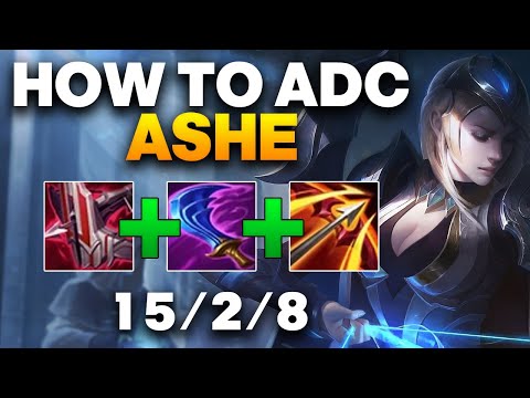 Ashe ADC Gameplay - Learn How To Play Ashe ADC In Season 11 | Unranked to Master #4