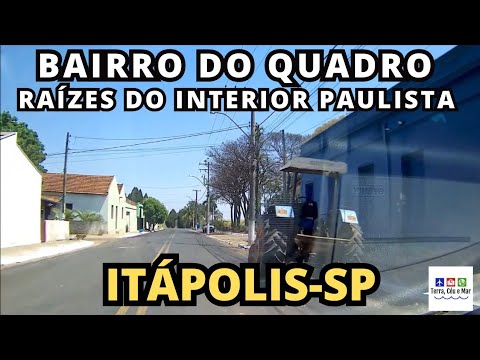 PASSANDO DE CARRO PELO BAIRRO DO QUADRO - ITÁPOLIS-SP