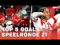 WAT EEN SCHITTERENDE DOELPUNTEN ⚡ | Top 5 Goals - Speelronde 21