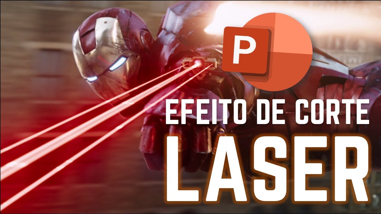 Animações no PPT: Efeito de Corte Laser no PowerPoint!