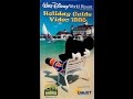 Walt Disney World Resort Vacation Holiday Guide Video 1998 UK VHS By UniJet