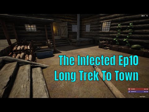 The infected Ep 10 Canning Food, Build The Stove, Trek to Town