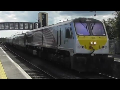 Irish Rail 201 Class Loco Number 208 + Enterprise Train 9002 Skerries, Dublin