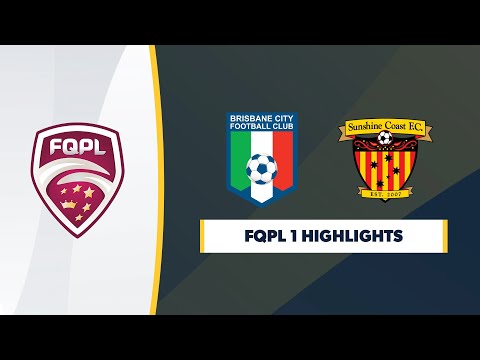 FQPL 1 R10 - Brisbane City vs. Sunshine Coast FC Highlights