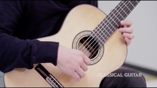 Video thumbnail for Review: Takamine’s Well-Built H8SS Boasts a Balanced, Transparent Sound by Classical Guitar