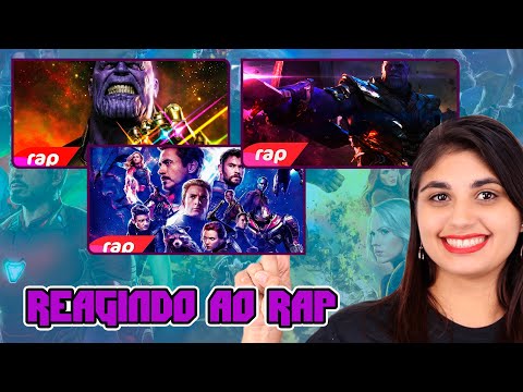 REAGINDO AO RAP DOS VINGADORES(3 EM 1) - O THANOS ESTÁ VINDO, CUSTE O QUE CUSTAR e EU SOU INEVITÁVEL