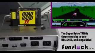 Road Rash II (Mega Drive) on a Super Retro TRIO