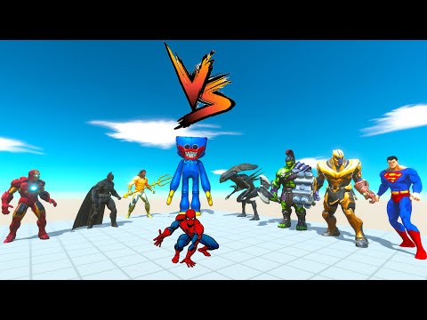 🛑 LIVE 🛑 SPIDERMAN + HULK + SUPERMAN + VENOM vs ALL DINOSAUR - ARBS