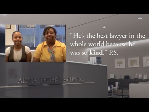 “He’s the best lawyer in the whole world because he was so kind.” – Pura and Stephanie, Homeowner testimonial video thumbnail