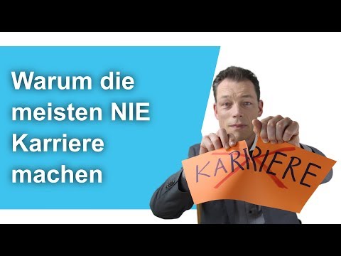 Why most people never make a career – 3 reasons // M. Wehrle