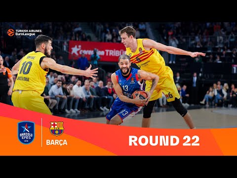 Anadolu Efes Istanbul-FC Barcelona | Round 22 Highlights | 2023-24 Turkish Airlines EuroLeague