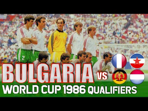 BULGARIA World Cup 1986 Qualification All Matches Highlights  | Road to Mexico