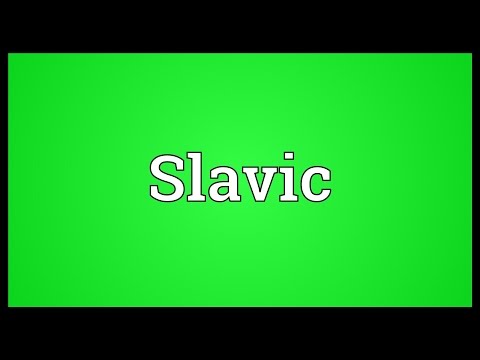 Slavic Meaning Video