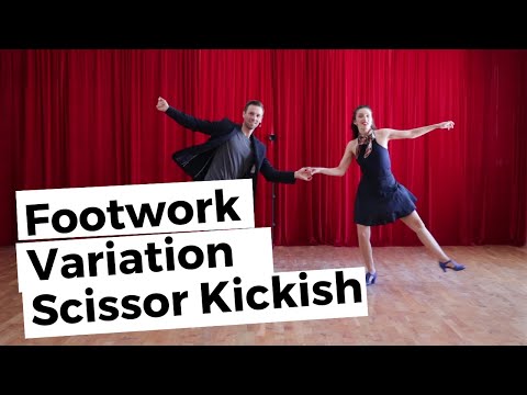 Lindy Hop Footwork Variation - Scissor Kicks-ish - Swing Out Styling Lesson