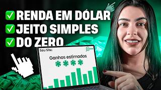 Como criar um site SIMPLES que gera RENDA em Dólar (Do ZERO)