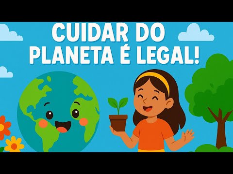 🎵 Música Infantil Cuidar do Planeta | Canção Educativa sobre Meio Ambiente | Música para Crianças 🎵