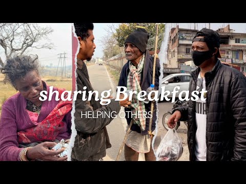 Sharing Breakfast to Street Souls 💔🥺