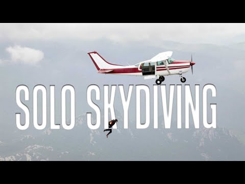 How to become a skydiver in one weekend | First SOLO jump