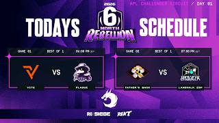 【R6S】APL Challenger Circuit 2026―North Rebellion ―STAGE2 PlayOff Day1