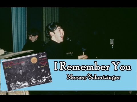 The Beatles - I Remember You (Lyrics)