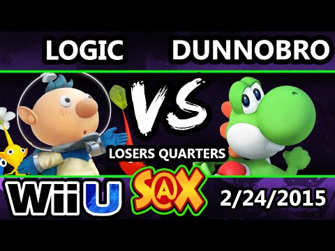 S@X - VGBC | Logic (Olimar) Vs. Dunnobro (Duck Hunt, Yoshi) SSB4 Losers Quarters - Smash For wIi U