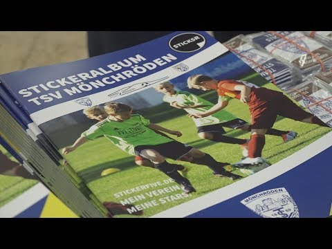 Sammeln, tauschen, kleben - Der TSV Mönchröden hat sein eigenes Stickeralbum