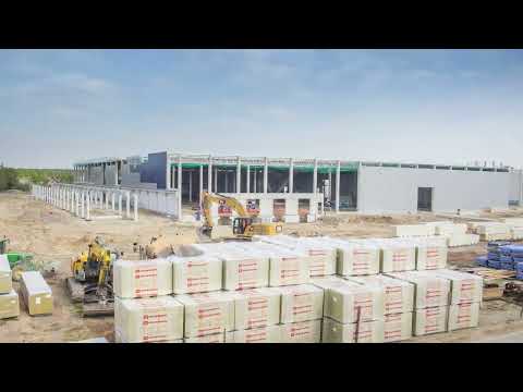 BTS CORNING - Panattoni - Mszczonów - Construction TimeLapse