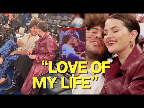 Selena Gomez and Benny Blanco lovely moments at the New York Knicks basketball game