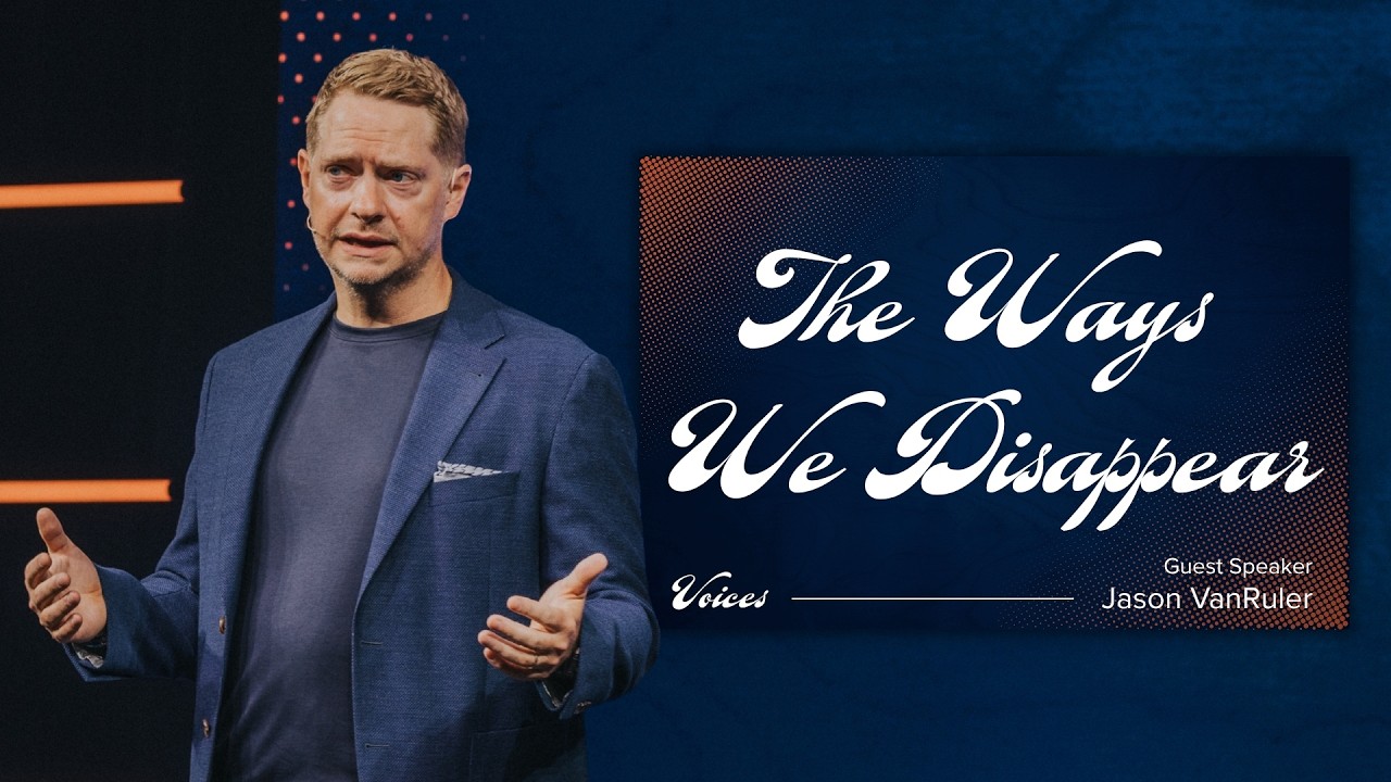 Jason VanRuler preaching a sermon