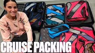 WHAT TO PACK FOR A BIG FAMILY ON A NINE DAY CRUISE VACATION IN THE CARIBBEAN | CRUISE CUBE PACKING