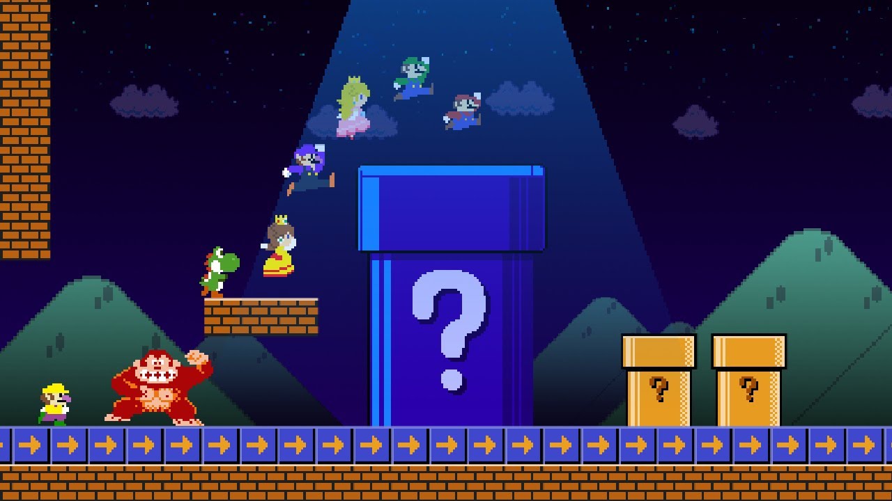Level UP: Team Mario's Mystery Pipes Mayhem