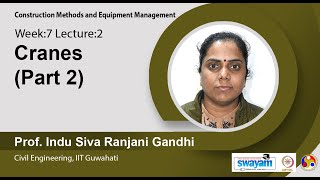 Lec 19: Cranes (Part 2)