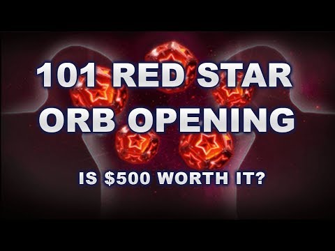 (MSF) 101 Red Star Orbs Opening ($500 worth)