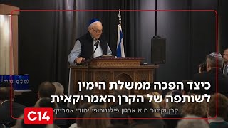 מיוחד: כיצד הפכה ממשלת הימין לשותפה מרכזית של הקרן האמריקאית השנויה במחלוקת | החדשות (חדשות ערוץ 14) - התמונה מוצגת ישירות מתוך אתר האינטרנט יוטיוב. זכויות היוצרים בתמונה שייכות ליוצרה. קישור קרדיט למקור התוכן נמצא בתוך דף הסרטון