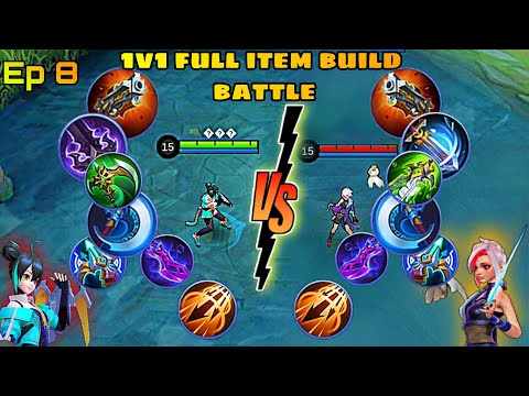 wanwan vs melissa 1v1 full item build battle Episode 8|Mobile legends | Differ