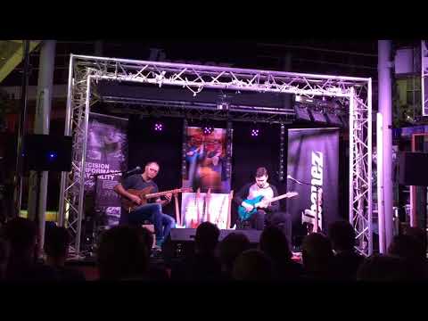 Tom Quayle and Martin Miller @ Ibanez clinic