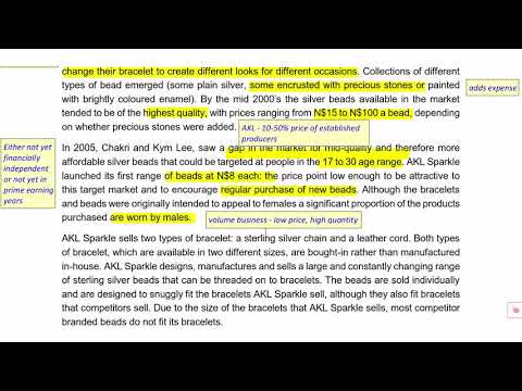 OCS CIMA August 2019 Pre-seen Analysis Part 1 - AKL Sparkle