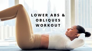 EFFECTIVE LOWER ABS and Obliques Workout in 12 MINUTES