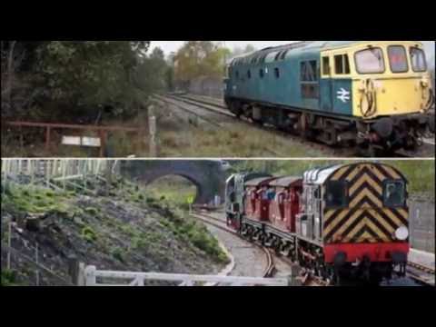 Swanage Railway: First cross-country train on restored track