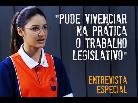 Pude vivenciar na prática o trabalho legislativo, diz 'jovem senadora' Lanielle Andrade