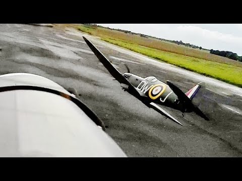 ONBOARD CAMS RC FUN - WW2 DOGFIGHT / TAIL CHASING - TIBENHAM BATTLE OF BRITAIN MEMORIAL - 2017