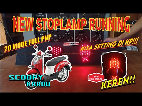 STOPLAMP RUNNING 20 MODE SCOOPY KARBU