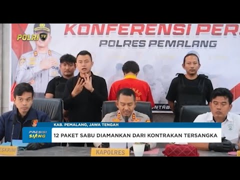 POLRES PEMALANG UNGKAP KASUS NARKOBA, RESIDIVIS TERANCAM HUKUMAN MATI