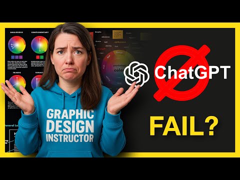 I Asked ChatGPT to Teach Me Graphic Design… (Bad Idea?)