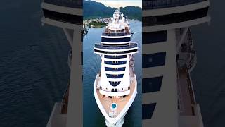 MSC SEAVIEW navio ship cruise  cruzeiro  santos ship  brasil @cruzeiros2025 drone 2025  #shorts