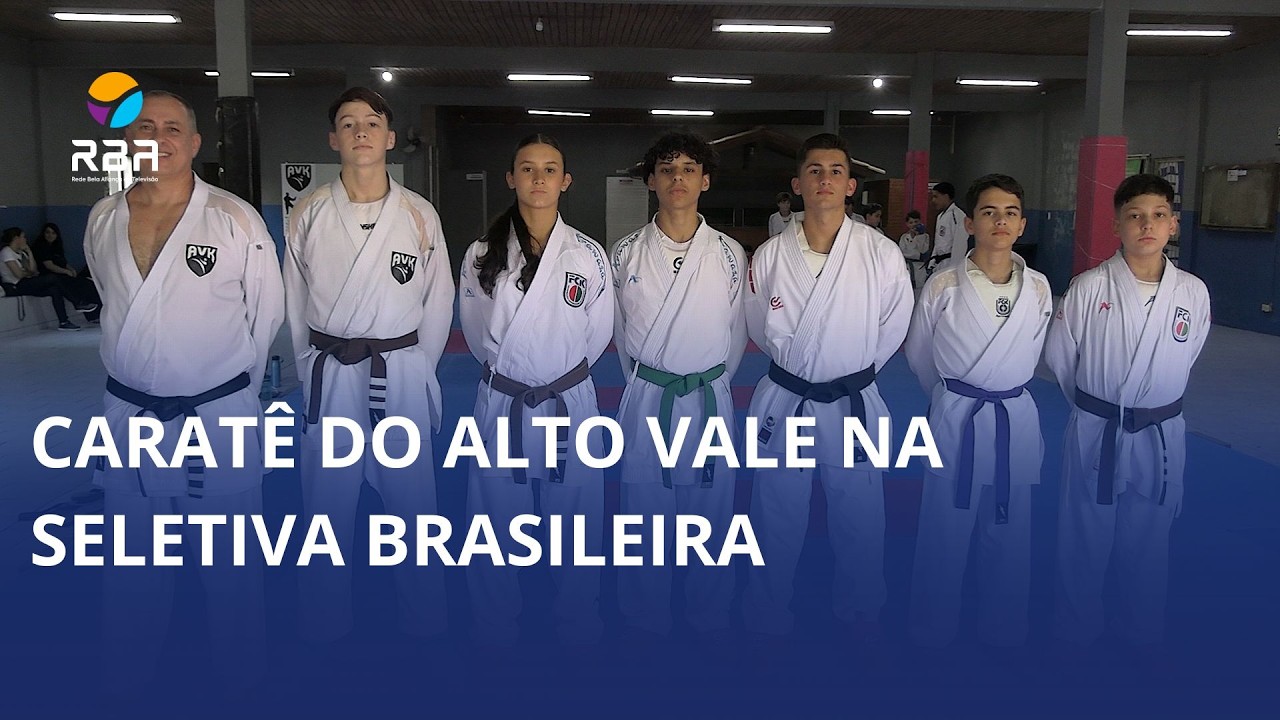 Caratê do Alto Vale na seletiva brasileira
