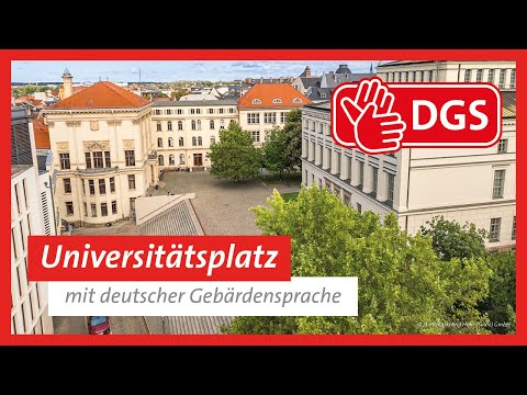 Universitätsplatz | Audioguide Halle (Saale) mit deutscher Gebärdensprache